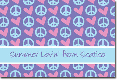 Postcards by iDesign - Hearts & Peace (Camp)